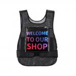 What is the display size of the vest?