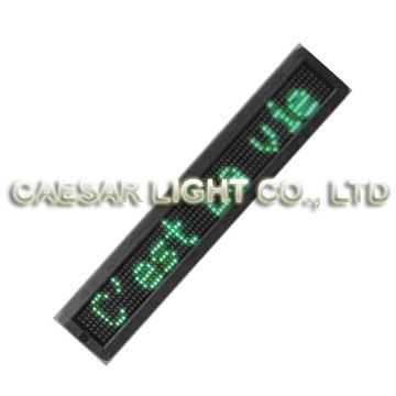 P10 7x64 semi-outdoor LED Moving Sign