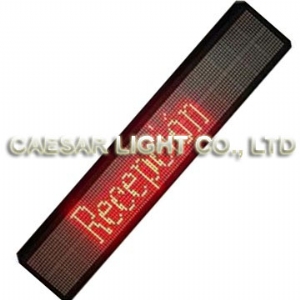 P7.62 16x128 Indoor LED Moving Sign