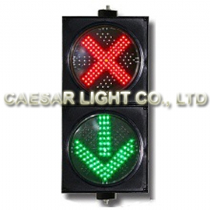300mm Red X and Green Arrow Signal