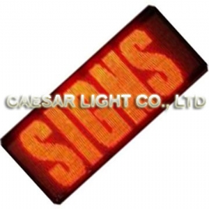 P7.62 32x128 Semi-outdoor LED Sign