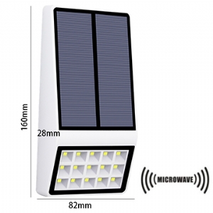 Microwave Solar LED Wall Light